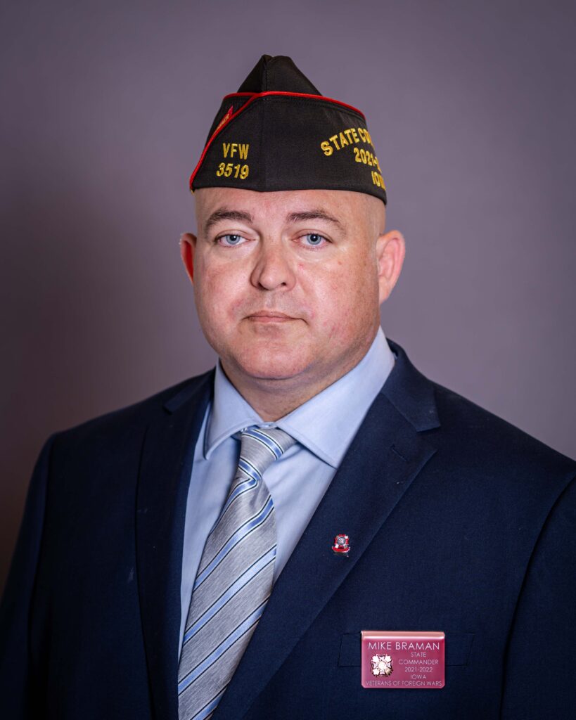 VFW Commander Michael Braman Photo