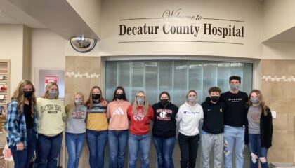Health Occupations Students at Decatur County Hospital