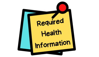 Required health info