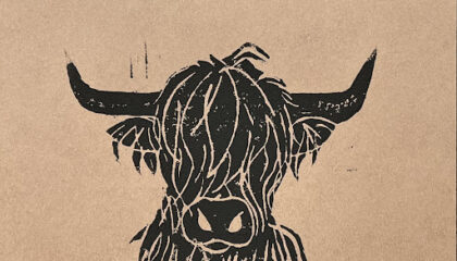 Art 3 highland cow