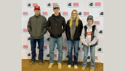 Iowa pork expo youth judging contest