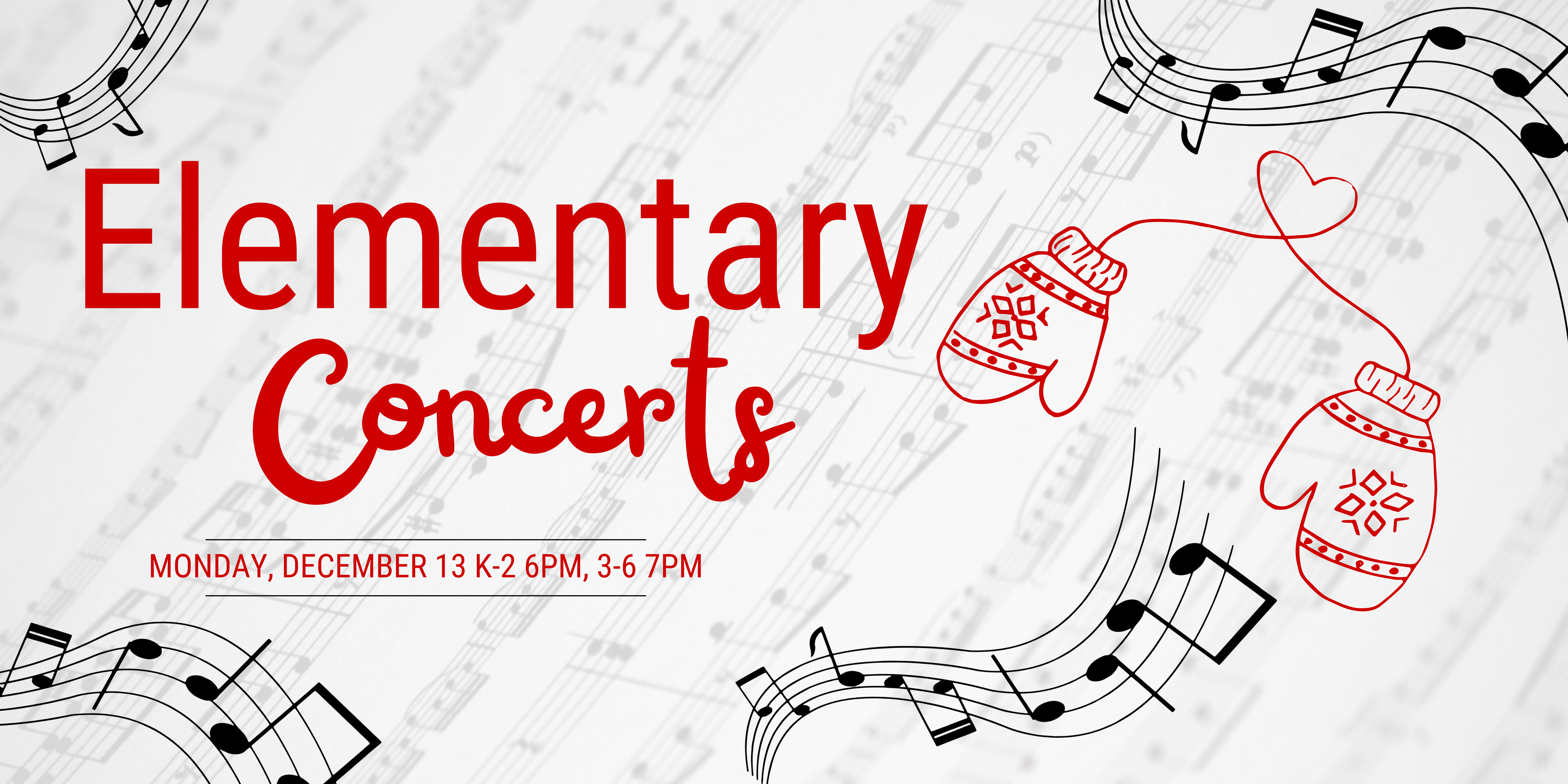 Watch the Elementary Concerts Live December 13