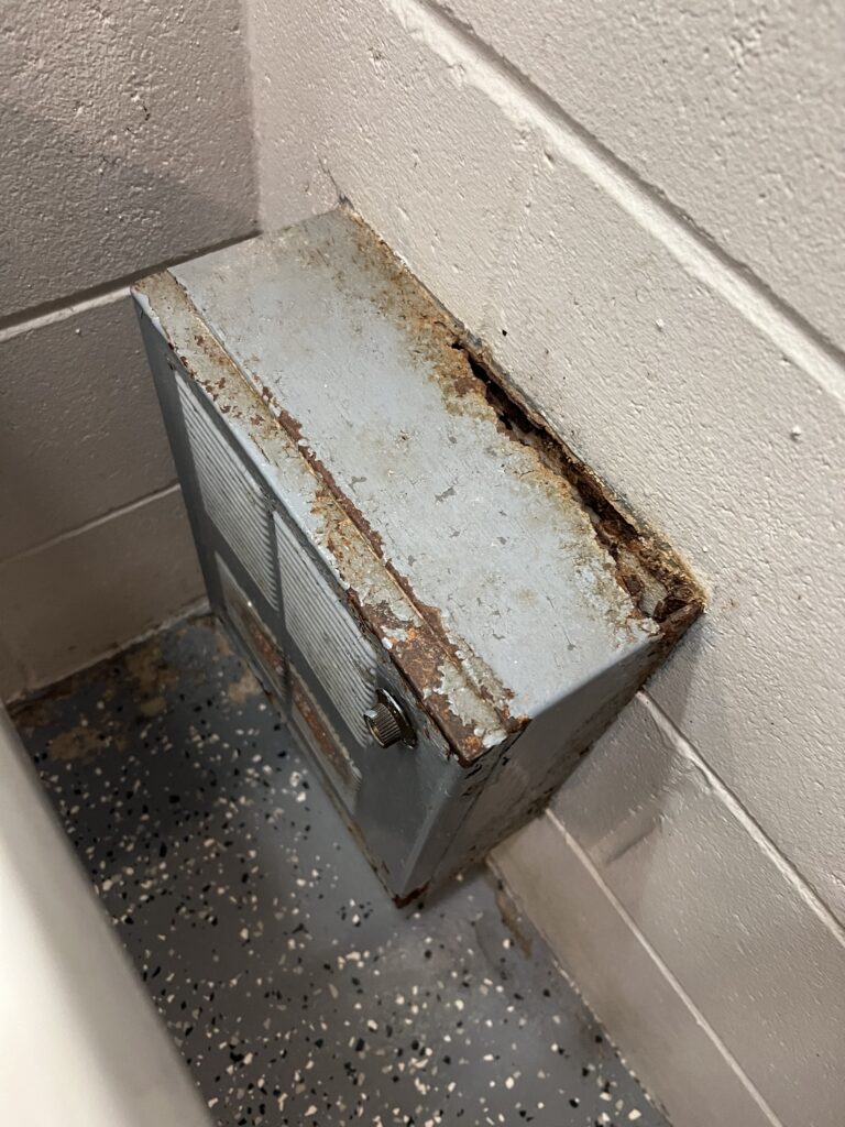 Corroding Cabinet heater
