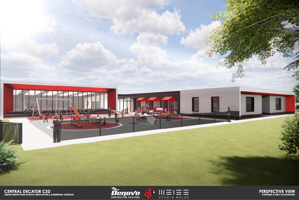 Central Decatur CSD Cafeteria and Pre-K Playground